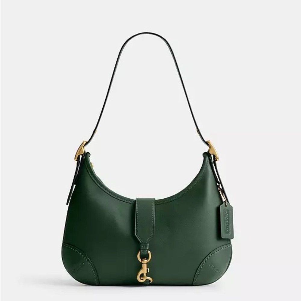 Hampton Hobo // brass + hunter green